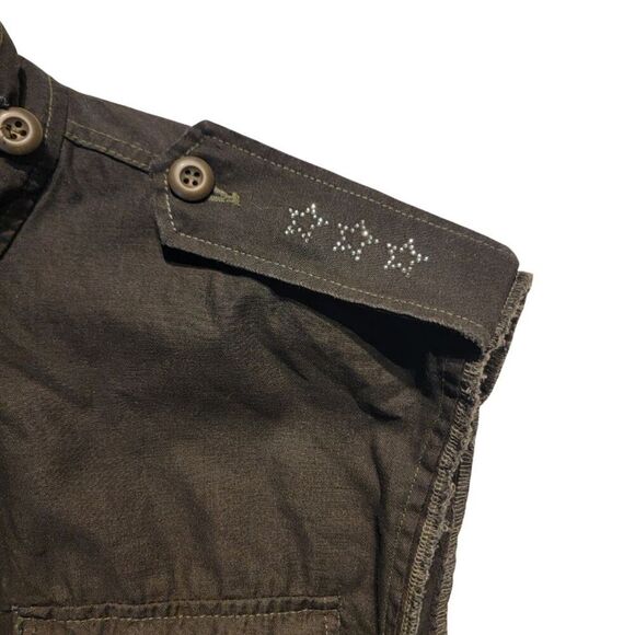 *RARE Vintage* FITIGUES SURPLUS Sleeveless Jacket Mens/Unisex M Military Grunge - Picture 11 of 16